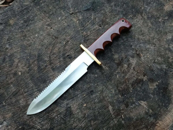 Custom Handmade D2 Steel Hunting Knife Micarta Handle With Leather Sheath Custom Knife Christmas Gift Groomsmen Gifts for Him Hunting Gifts