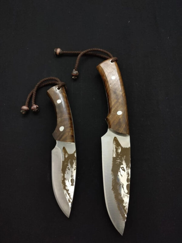 Handmade Hunting Knife Set , Full Tang Blade , Military Knife , Custom Hunting Gifts For Men , Tactical Fixed Blade , Knife Engraving - Image 2