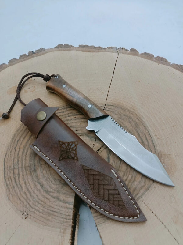 Handmade Tracker Knife Stainless Steel Hunting Knife With Sheath Survival Knife Tactical Fixed Blade Custom Engraved Knife Gifts - Image 3