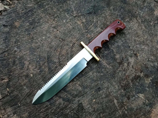 Custom Handmade D2 Steel Hunting Knife Micarta Handle With Leather Sheath Custom Knife Christmas Gift Groomsmen Gifts for Him Hunting Gifts - Image 4