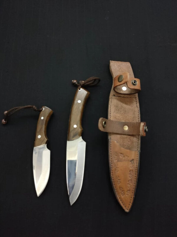 Handmade Hunting Knife Set , Full Tang Blade , Military Knife , Custom Hunting Gifts For Men , Tactical Fixed Blade , Knife Engraving - Image 5
