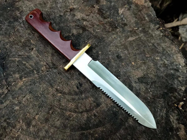 Custom Handmade D2 Steel Hunting Knife Micarta Handle With Leather Sheath Custom Knife Christmas Gift Groomsmen Gifts for Him Hunting Gifts - Image 6