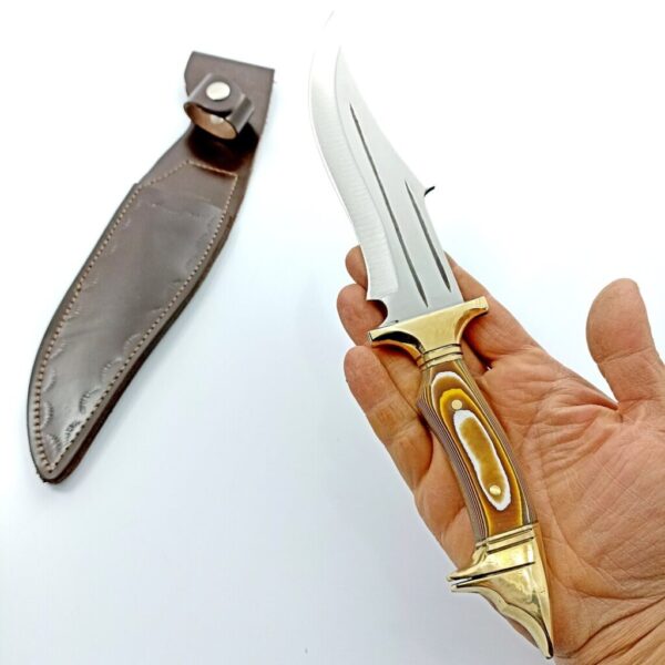 Handmade 4116 Steel Hunting Knife Full Tang Blade Tactical Fixed Blade Custom Knife Christmas Gift Groomsmen Gifts for Him Hunting Gifts - Image 8
