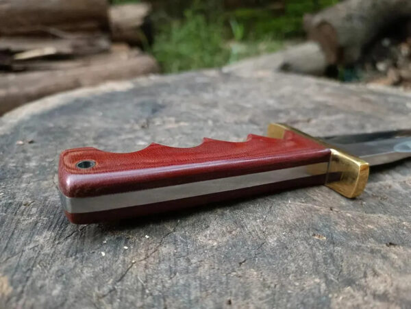 Custom Handmade D2 Steel Hunting Knife Micarta Handle With Leather Sheath Custom Knife Christmas Gift Groomsmen Gifts for Him Hunting Gifts - Image 8