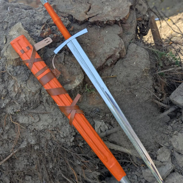 Medieval knight sword, Handmade Templar Sword, Two-Handed crusader sword, Unique Gift for Him, Father's Day Gift, unique birthday gift men