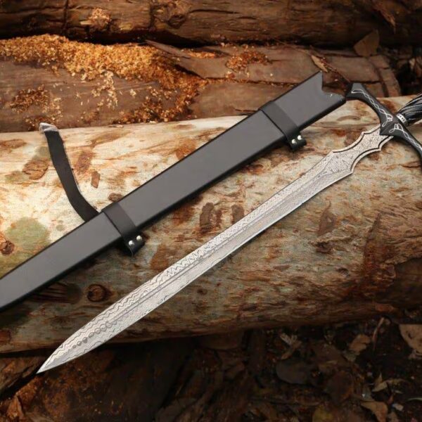 Hand Forged Damascus Steel Viking Sword Hand Made Gifts for Christmas, Marriage Ceremony or Birthday